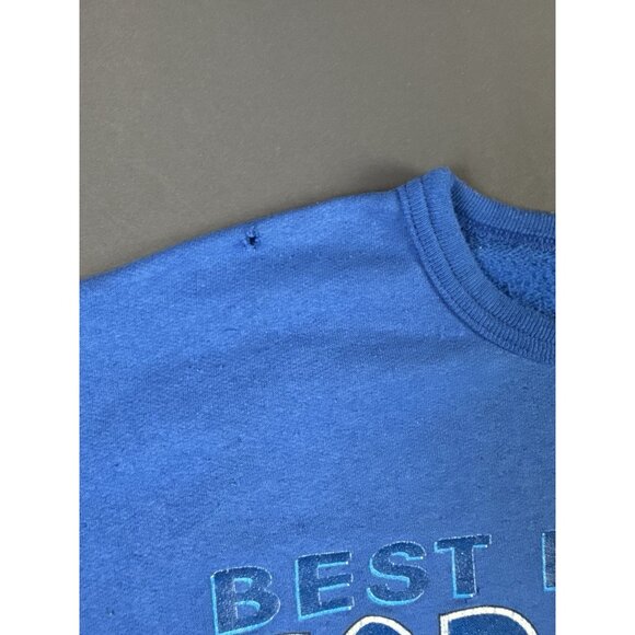 Rare Vintage 90s 1994 Toronto Blue Jays Baseball Blue Crewneck Ravens Sweatshirt - Picture 11 of 16